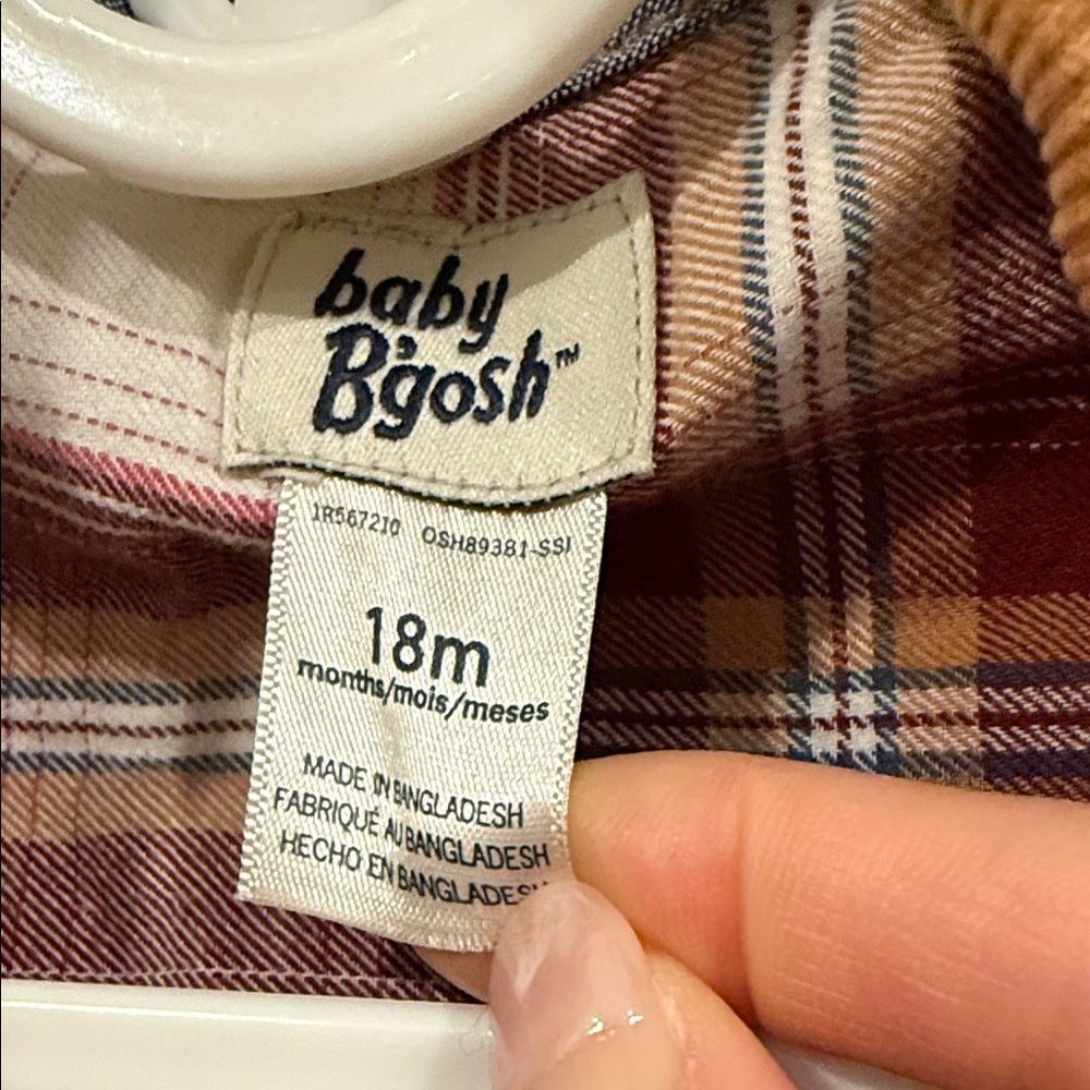 Toddler Tan Corduroy Jacket - Picture 2 of 4